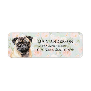 Pug Return Address Labels