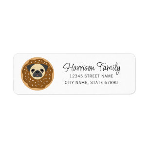 Pug Return Address Labels