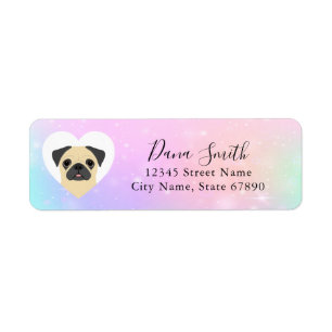 Pug Return Address Labels