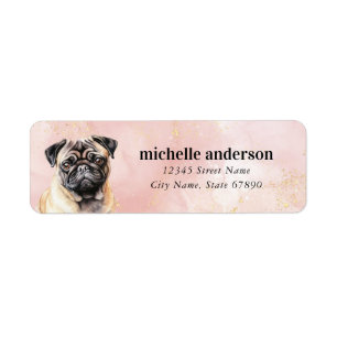 Pug Return Address Labels