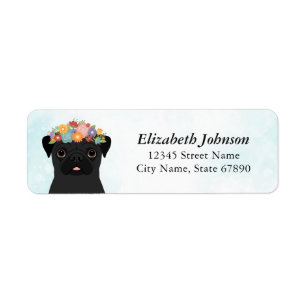 Pug Return Address Labels