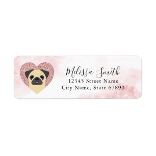 Pug Return Address Labels