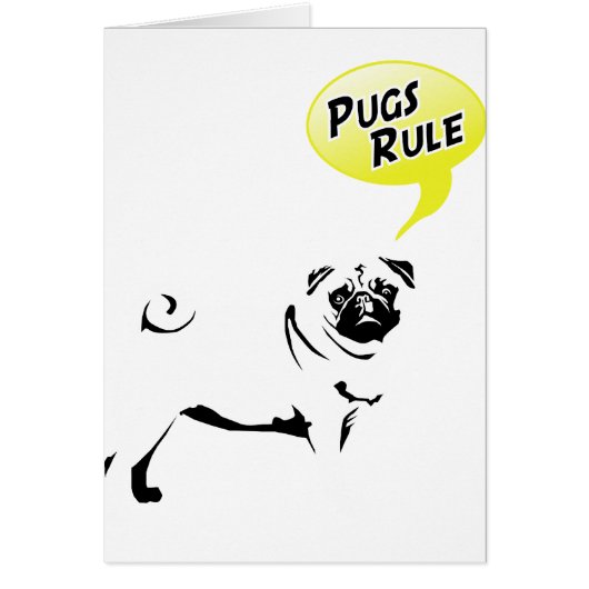Pug Rules Cards (Front)