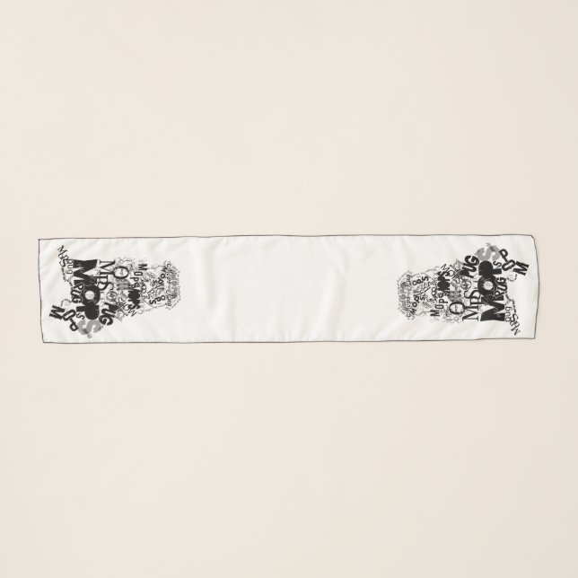 Pug Scarf (Front (Horizontal))