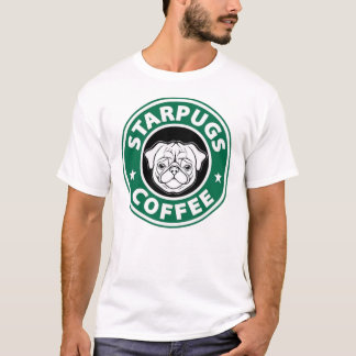 pug shirt, dog lover shirt, starpugs, starbucks T-Shirt