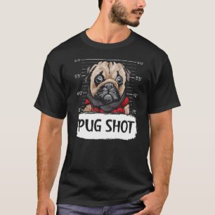 Pug Shot Pug Owner Dog Puppy Paw Love T-Shirt