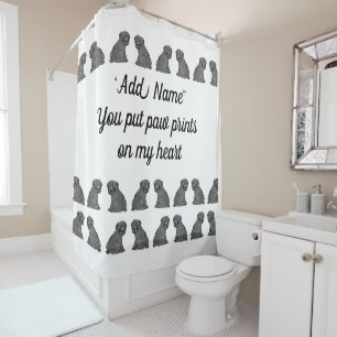 Pug Shower Curtain