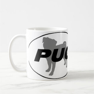 Pug Silhouette Mug
