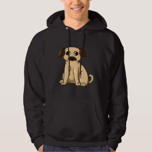 Pug sitting Classic T-Shirt 451 Hoodie