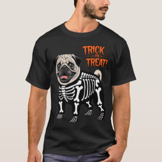 Pug Skeleton T-Shirt