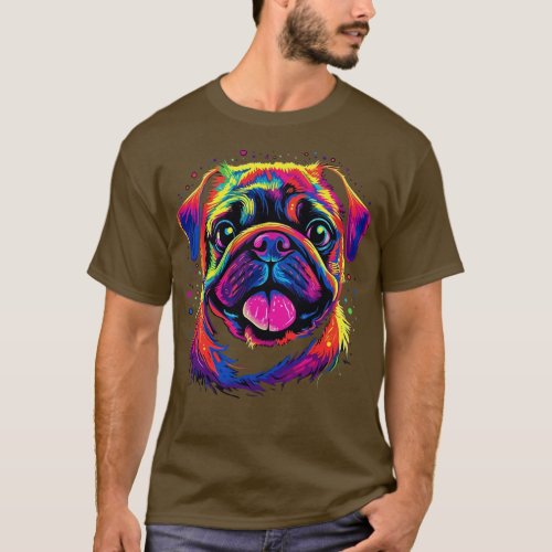 Pug Smiling T_Shirt