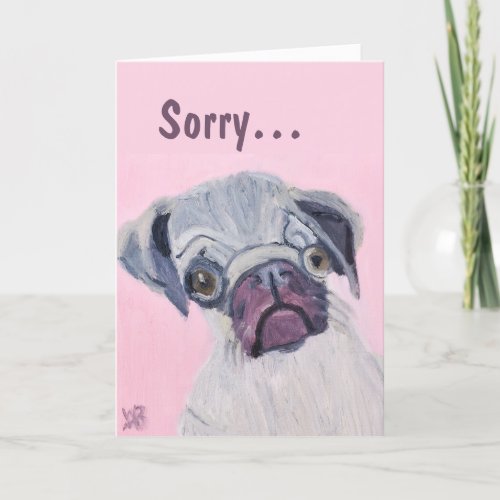 Pug SorryâI Want to See Someone Else Greeting Card