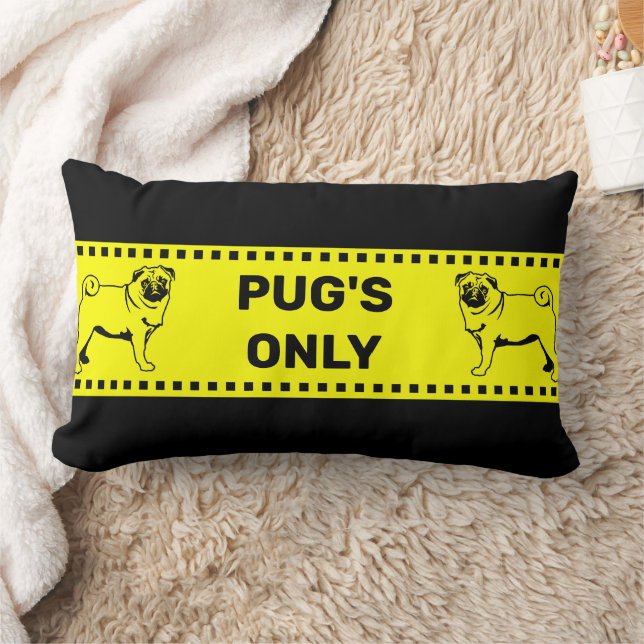 Pug special quote lumbar pillow (Blanket)