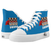 Pug Squad High Top Sneakers Shoes (Pair)