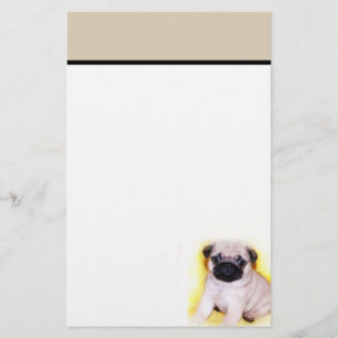 Pug stationary stationery