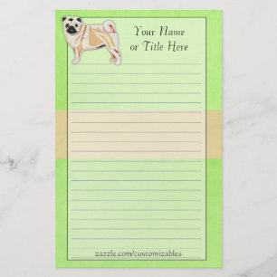 Pug Stationery