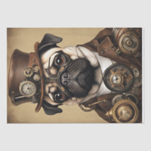 Pug Steam Punk Chronicles: A Decoupage Adventure Tissue Paper