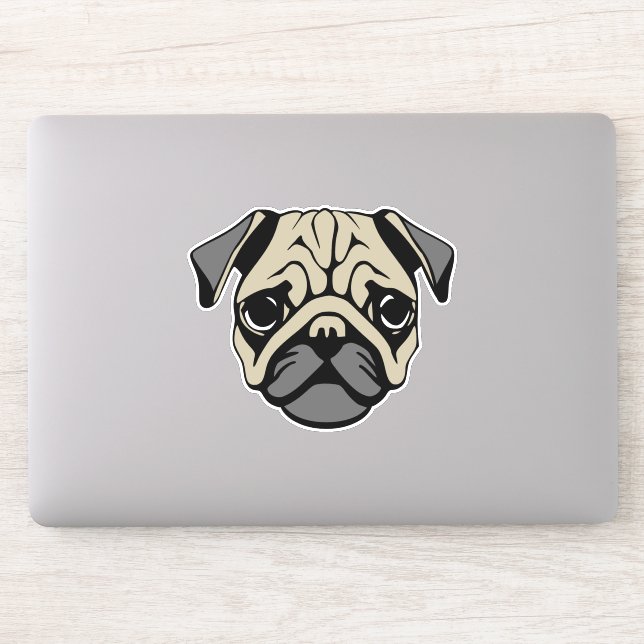 pug sticker (Computer)