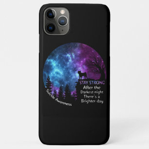 Pug Suicide Awareness After The Darkest Pug Lovers iPhone 11 Pro Max Case