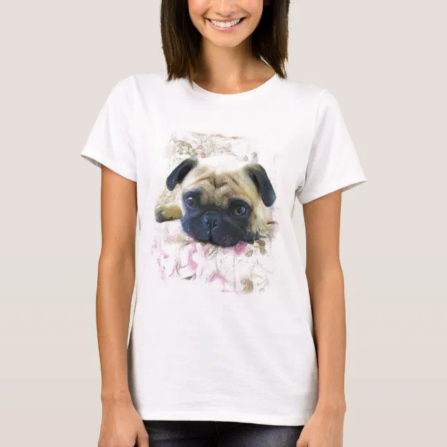 Pug T-Shirt | Zazzle