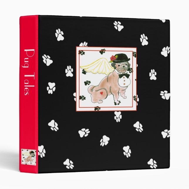 Pug Tales 3 Ring Binder (Front/Spine)