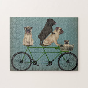 Pug Tandem Jigsaw Puzzle