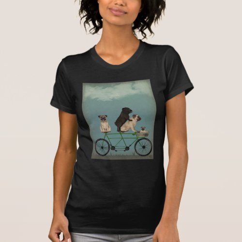 Pug Tandem T_Shirt