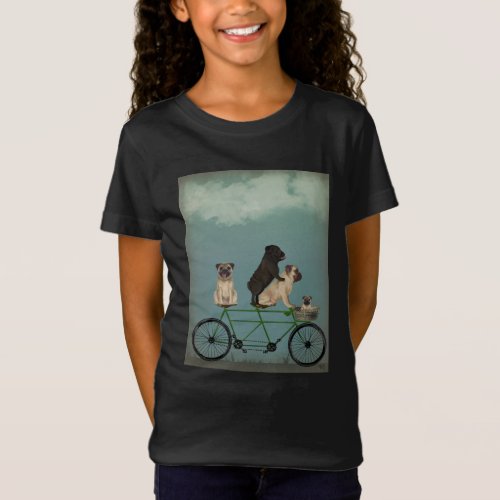 Pug Tandem T_Shirt