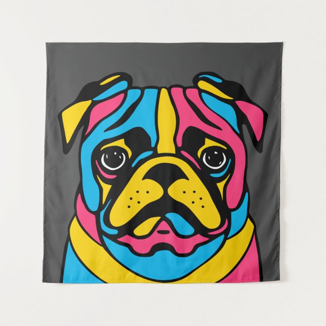 Pug Tapestry (Front)