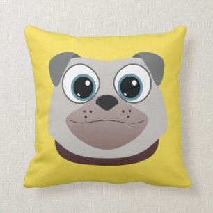 Pug Throw Pillow