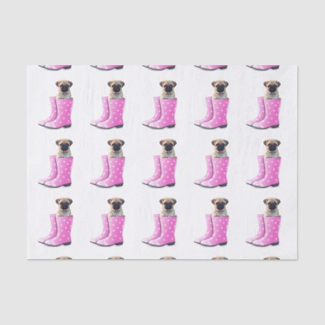 Pug Tissue Paper (Front)