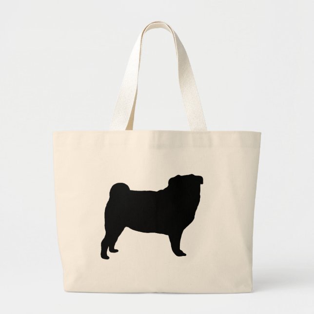 Pug Tote Bag (Front)