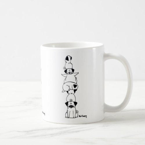Pug Totem Coffee Mug