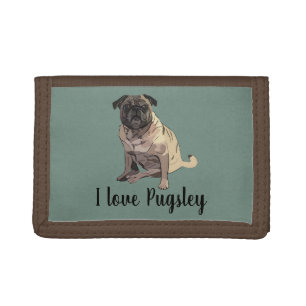 Pug Tri-fold Wallet