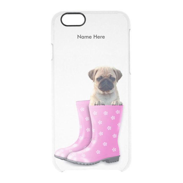 Pug Uncommon iPhone Case (Back)