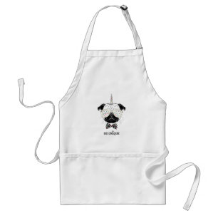 Pug Unicorn   Be Unique Adult Apron