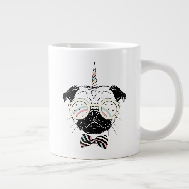 Pug Unicorn | Be Unique Giant Coffee Mug (Right)