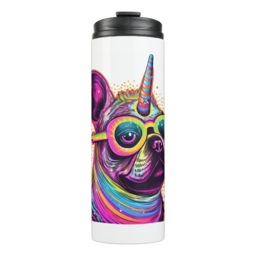 Pug Unicorn Horn Pugicorn Pug Owner Pug Lover Thermal Tumbler