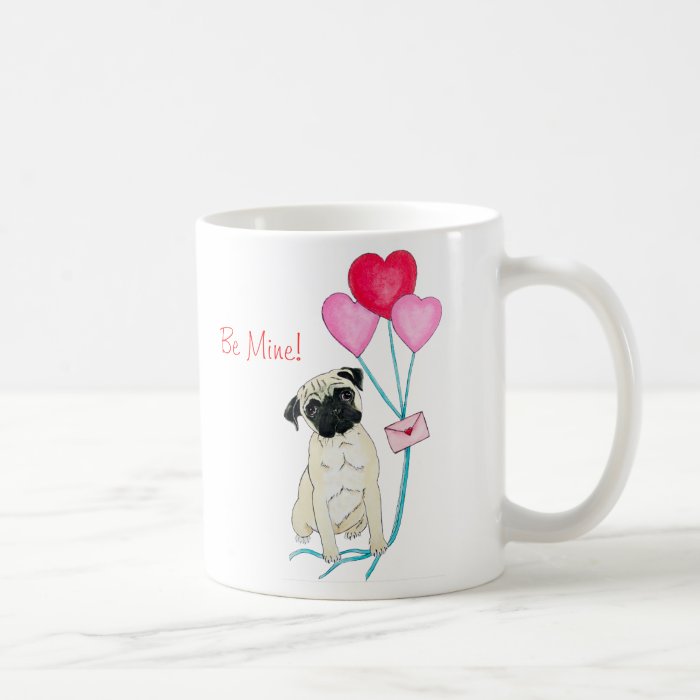 Pug Valentine Mug