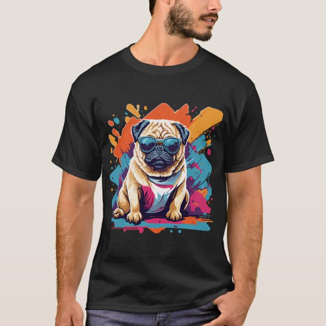 Pug Vintage T-Shirt (Front)
