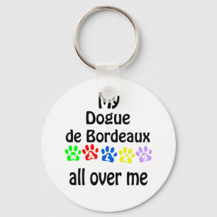 Pug Walks Design Keychain