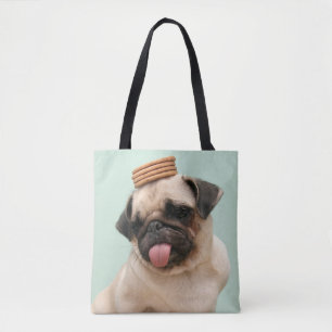 Pug Wants Treats Tote Bag