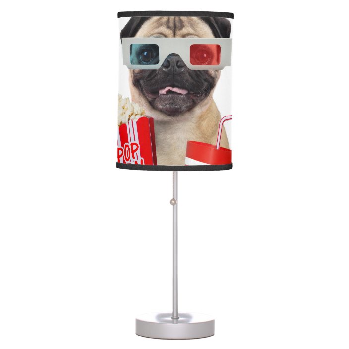 pug table lamp