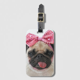 Pug Luggage Bag Tags Zazzle