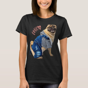 Pug  Women Men Pug Mom Dad Life Love Dog Pet 13 T-Shirt