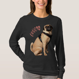 Pug  Women Men Pug Mom Dad Life Love Dog Pet 9 T-Shirt