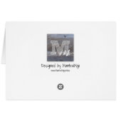 Pug wrapped in a blanket cards (Back Horizontal)