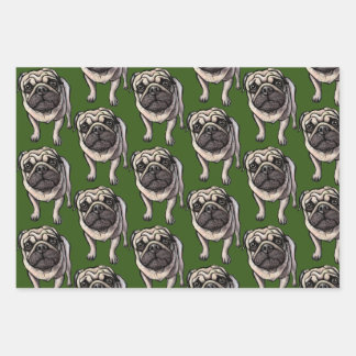 Pug Wrapping Paper