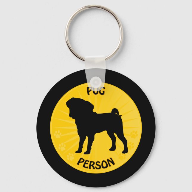 Pug Xing Keychain (Front)