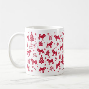 Puggle Christmas Design Coffee Mug